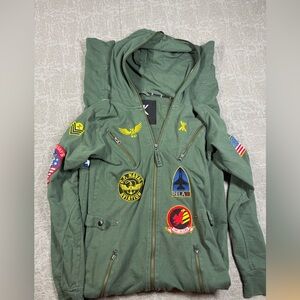 One Piece Jumpsuit Aviator Top Gun Flight Long Fleece Feel Need Sleep Plane Sm
